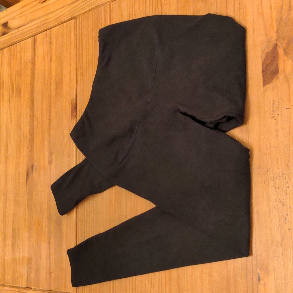 Motherhood Black Postpartum Bounceback Collection Leggings, Size Small